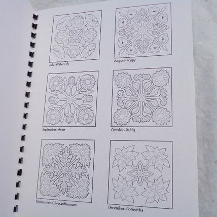 Birth Flowers Hawaiin Style Quilt Pattern Book Mary Haunani Cesar