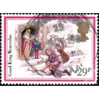 1982 Christmas, Carols, 29p. Good King Wenceslas. Good Used