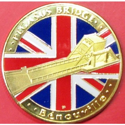 6th DA Pegasus Airborne. Challenge Coin. 1.50". 77b.