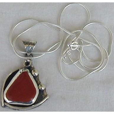 Blood stone pendant..PB