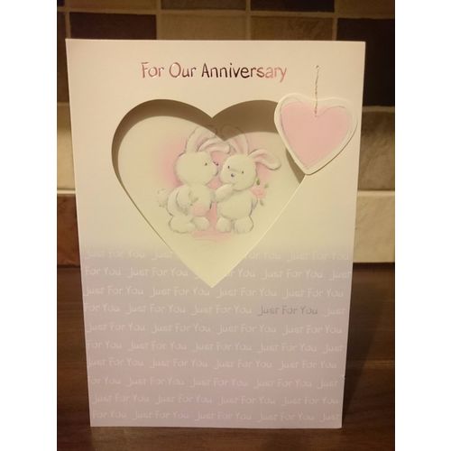 Our Anniversary Card - For Our Anniversary - Buy 1 Get 1 Half Price