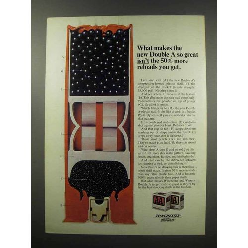 1967 Winchester Western Double A Shotgun Shell Ad