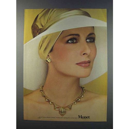 1981 Monet Necklace and Earrings Ad