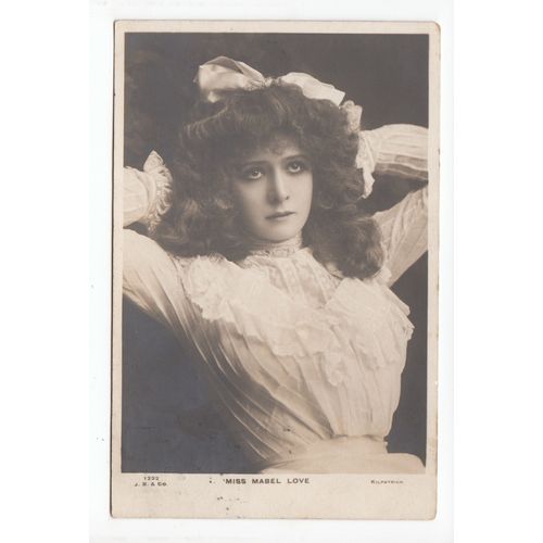 Miss Mabel Love Actress 1904 Postcard J Beagles & Co 1222