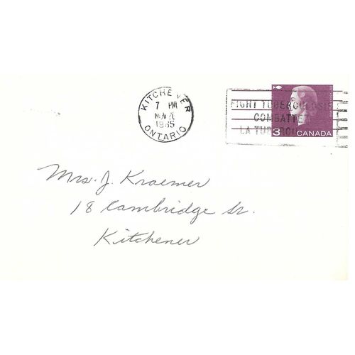 Canada #P94d Postal Card USED 1965 Type 1, Precancelled, Eatons Notice