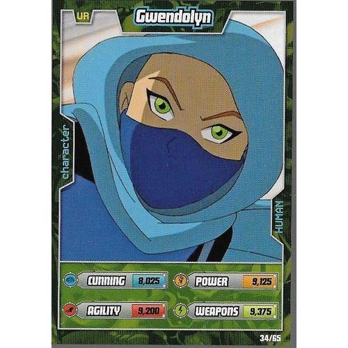 (Hatchette) Ben 10 Alien Adventures, UR - 34/65, Character - Human: Gwendolyn