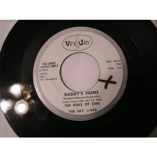 The Duke of Earl Promo 45-DADDY'S HOME/THE BIG LIE Gene Chandler