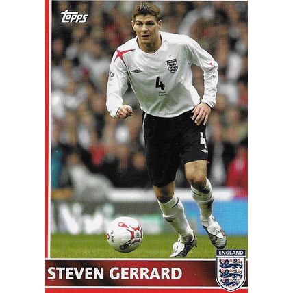 Topps ENGLAND 2005 Trading Card: Team England - 30, Gerrard (Steven)