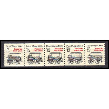 2258 13c Police Wagon Very Fine MNH Dry Gum PNC 1/5 X3122