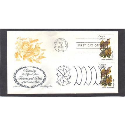 FDC Artmaster 1989 1989a 20c Meadowlark (Cachet-U/A) CV40703