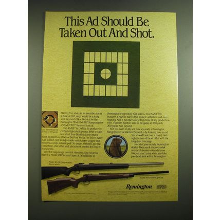 1988 Remington Advertisement - 40-XB Rangemaster, 700 Varmint Special Rifles