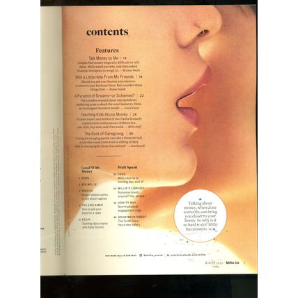 MILLIE Magazine Winter 2022 The Language of Money KATIE SURINO on cover NEW