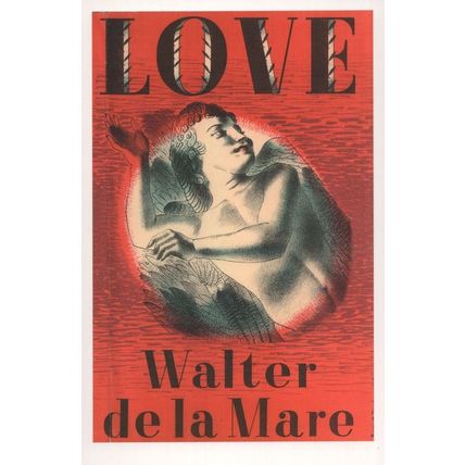 Love Walter De La Mare 1943 Book Postcard