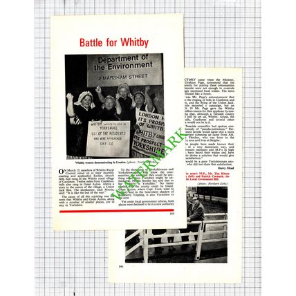 Whitby Rural Council Yorkshire June Imeson - 1972 Article