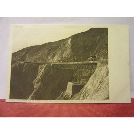 DOUGLAS ELECTRIC RAILWAY , ISLE OF MAN unused antique postcard ( b ) =