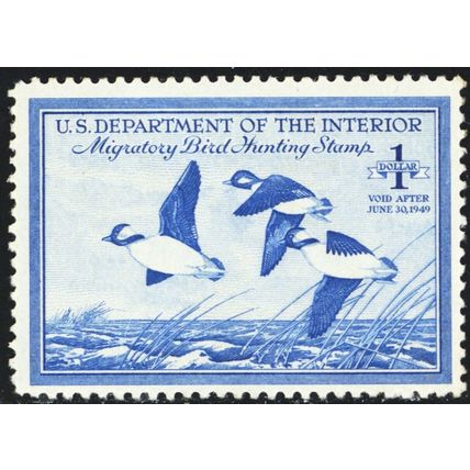 RW15, Mint VF NH $1 Federal Duck Stamp ** Stuart Katz