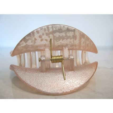 Painted marbled glitter acrylic hair claw clamp clips thin fine medium hair