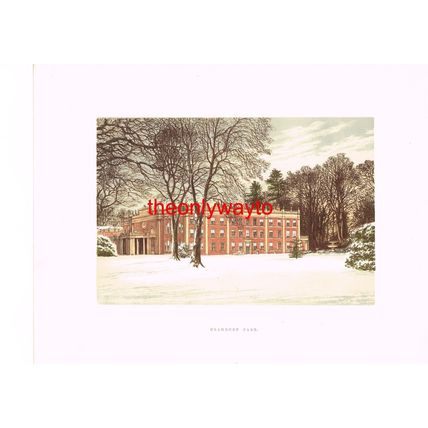 CRANBURY HALL, Nr WINCHESTER, HAMPSHIRE (CHAMBERLAYNE), c1880