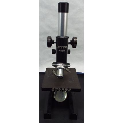 Vintage Propper Microscope No. 2292 Original NY Community School City 92