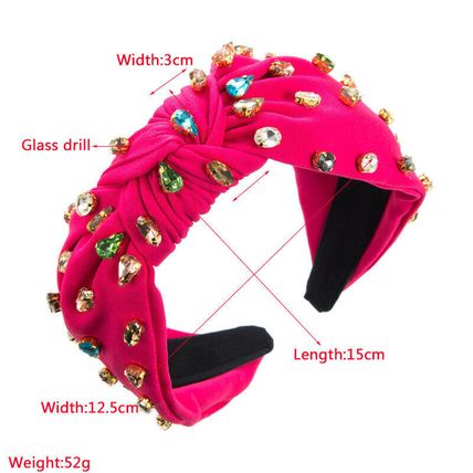 Baroque Women's Headband Embellished Jewelled Hairband Tiara Crown Wedding Party