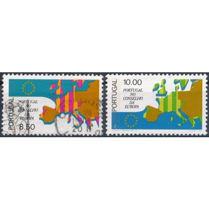 Admission to Council of Europe - Portugal 1977 - F H & NM H - MiNr 1348/9