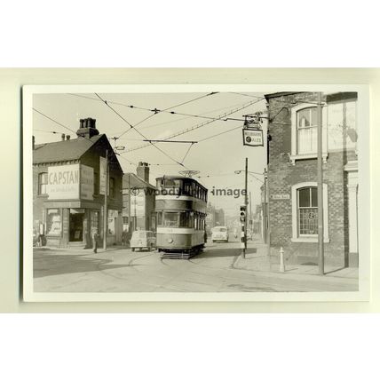 tm4771 - Manchester Tram 169 by Junction Hotel Moor Rd , Lancashire - photograph