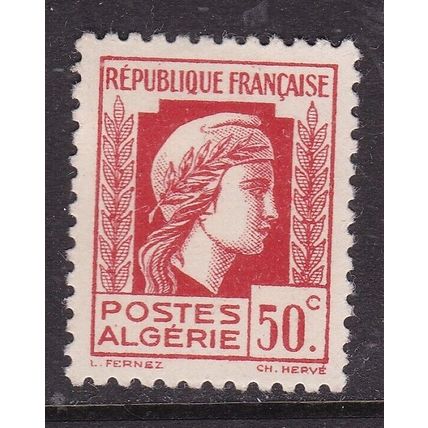 Algeria 1944 Marianne 50c Mint Hung SG 217 VGC