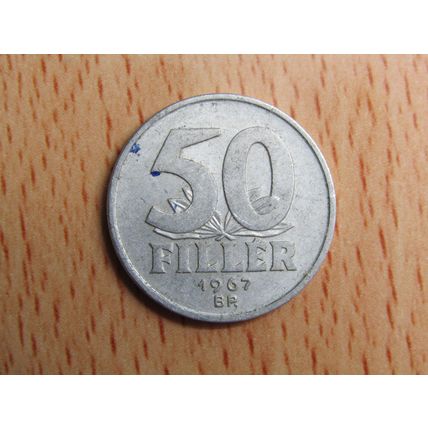 Hungary 1967 50 Filler Coin