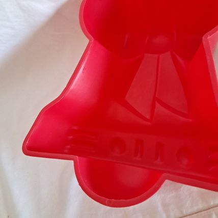Christmas BELL BOW JELLO MOLD Jell-o Chocolate Plastic Bow Gelatin
