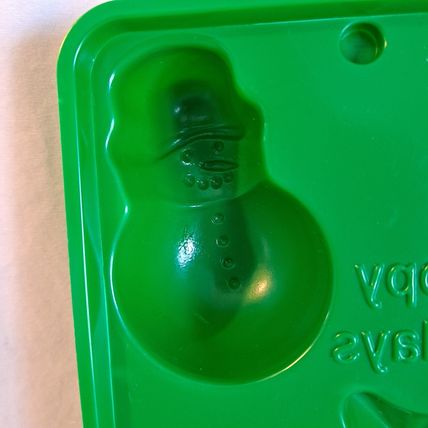 Lot 2 CHRISTMAS JELLO JIGGLERS MOLDS Jell-o Snowman Ornaments Snowflake Candy