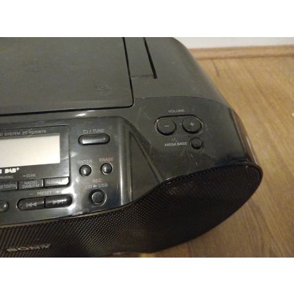 SONY ZS-RS70BTB CD/MP3 CD Player + DAB/FM Radio + Bluetooth NFC + Dab+ Boombox