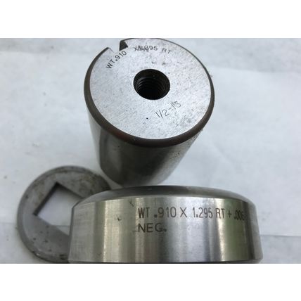 WILSON RECTANGLE PUNCH DIE WT.910X01.295 RT 1/2-1.3,TG