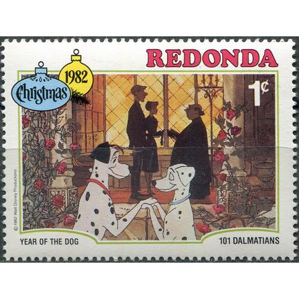 Redonda. 1982. Pongo and Perdita at Roger and Anita's Wedding (MNH **) Stamp