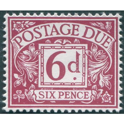 Great Britain 1968 6d purple Postage Due SGD73 MNH