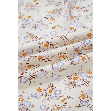 Apricot Boho Floral Spaghetti Straps Tank Top