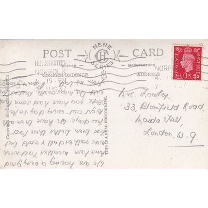 ED15 HUNSTANTON - ST EDMUNDS SHRINE . RP POSTCARD