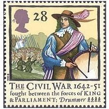 Great Britain 1992 Civil War 28p Drummer Unmounted Mint 2 MNH SG 1621 stamp