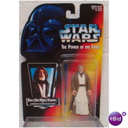 STAR WARS ' THE POWER OF THE FORCE 1995 ' BEN KENOBI action figure