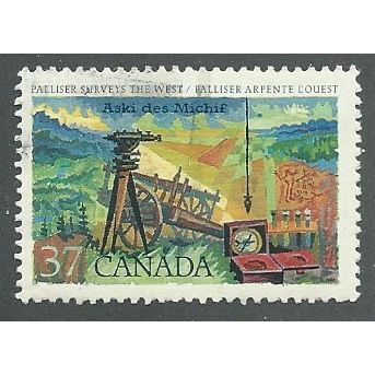 CAN 1988 37c 'EXPLORATION OF CANADA (3RD SERIES) ' FINE USED (EBID41-558)