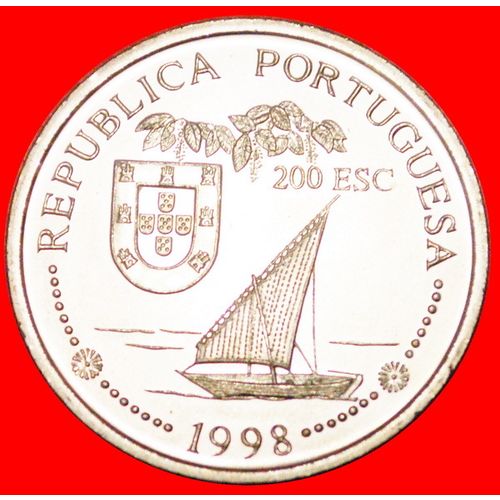 SHIP: PORTUGAL ★ 200 ESCUDOS 1498 1998 UNC MINT LUSTER ★ LOW START ★ NO RESERVE!