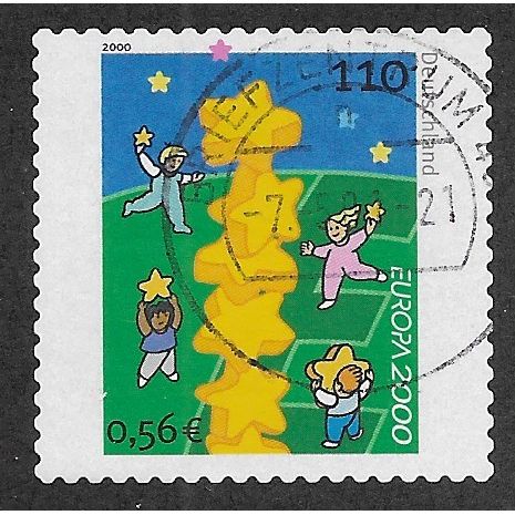 GER 2000 110pf (S/A) 'EUROPA' FINE USED (EBID63-002)
