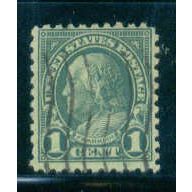 Used 581 1c Benjamin Franklin Barely Clears A16269