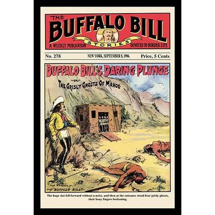 The Buffalo Bill Stories: Buffalo Bill's Daring Plunge 12 x 18 Poster