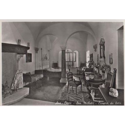 Ana Capri Italy Bedroom Sculpture Italian Large Vintage Real Photo Postcard