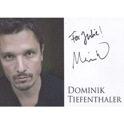 Dominik Tiefenthaler Boardwalk Empire Gossip Girl Large Hand Signed Photo