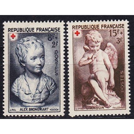 FRANKREICH FRANCE [1950] MiNr 0894-95 ( */mh ) Rotes Kreuz