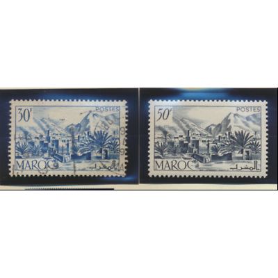 French Morocco Stamp Scott #260 MH & 270 Used
