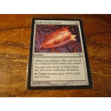 Magic The Gathering, MTG, 1-Cards, 1993-2003, SCALE OF CHISS-GORIA, ex/nm