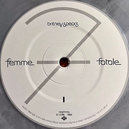 Britney Spears Femme Fatale (Limited Edition, Grey Marble Colored Vinyl) [Import