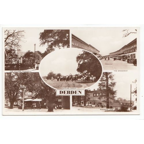 Debden Nr Loughton Essex RP Multiview Postcard